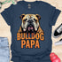Bulldog Papa - V8 - Gothic Graphic T-Shirt